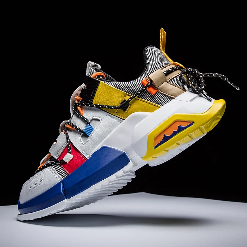 Новый тренд дизайнерские мужские кроссовки дышащая Спортивная обувь для мужчин