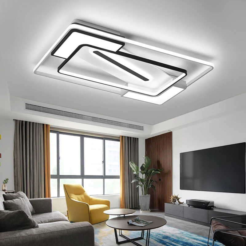 

Led simple chandelier 5cm bedroom living room remote control lamp ceiling lamp modern LED lighting household indoor ceiling lamp