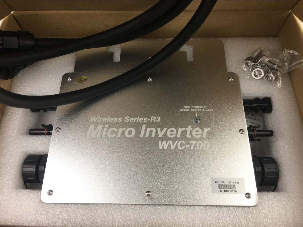 WVC700 солнечный инвертор сетчатый MPPT водонепроницаемый микро Конвертор от 22 до 50 В