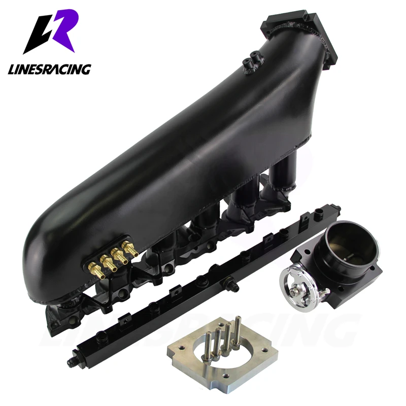 Новый Впускной коллектор пленум + Универсальный корпус дроссельной заслонки VQ35TPS