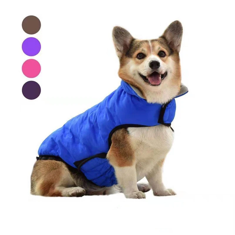 Одежда для собак зимняя куртка щенков пальто хлопковый пуховик дышащая одежда