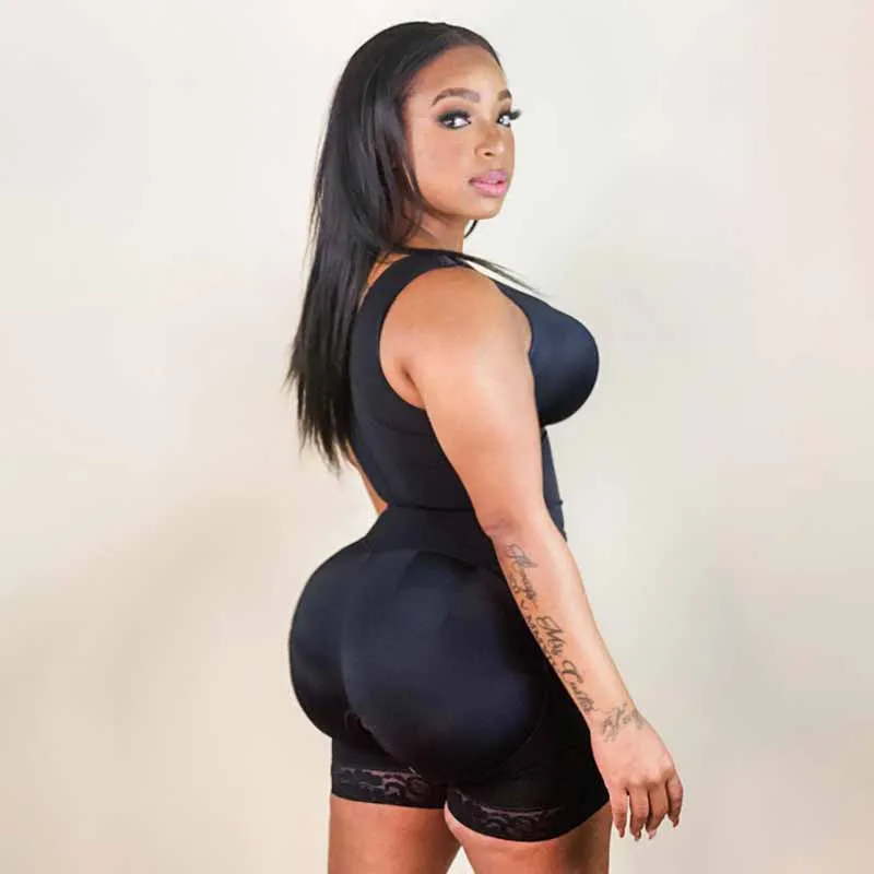 Women High Waist Body Shaper Butt Lifter Firm Control Shapewear Thigh Trimmer Waist Trainer