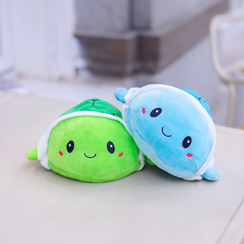 

Cute Reversible Cat Plush Doll Double Sided Turtle Gato Plushie Kids Children Toys Birthday Gift
