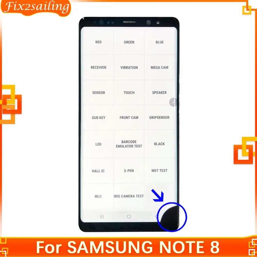 AAA + 100% протестированный рабочий AMOLED ЖК дисплей с сенсорным экраном в сборе для