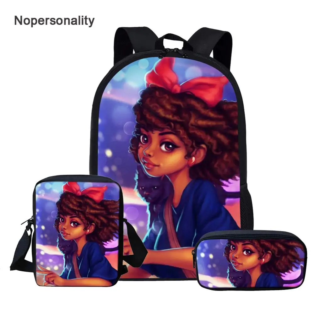 Рюкзак Nopersonality для афроамериканских девушек уникальный африканский ранец