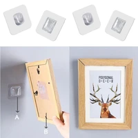 double sided wall hooks for kitchen bathroom living room wall mounted rack self adhesive organizer storage holder tools