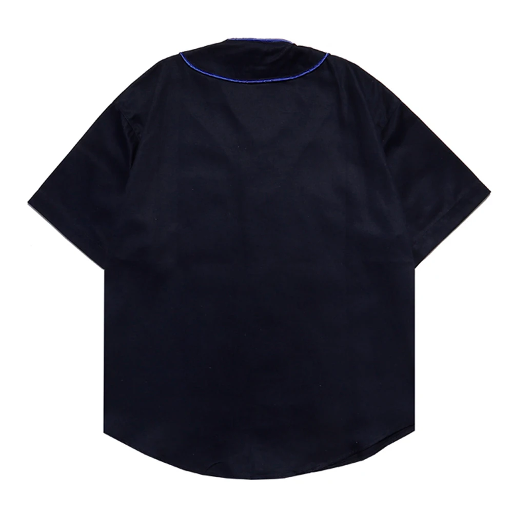 Бейсбольная рубашка с надписью Dark Icon уличная одежда рубашки в стиле хип хоп