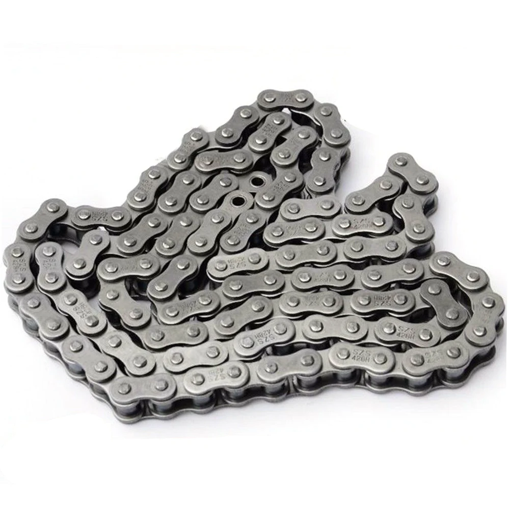 

25H 04C Easy Install Single Strand Pitch Durable Transmission Iron Cast 84 Segments Industrial Practical Roller Chain