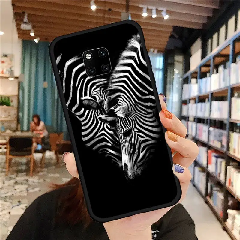 

Zebra stripes animal pattern Phone Case For Huawei Mate 9 10 20 Pro lite 20x nova 3e P10 plus P20 Pro Honor10 lite