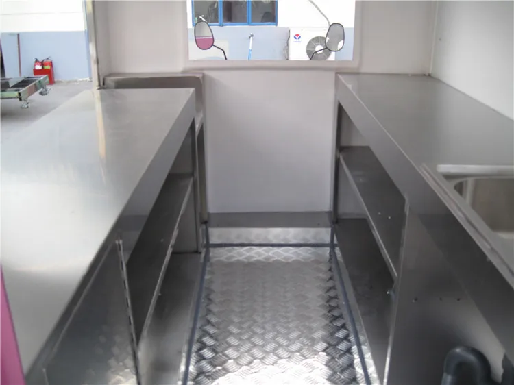 Заводская поставка уличная машина с двумя колесами 220 см для еды/тележка/Трейлер