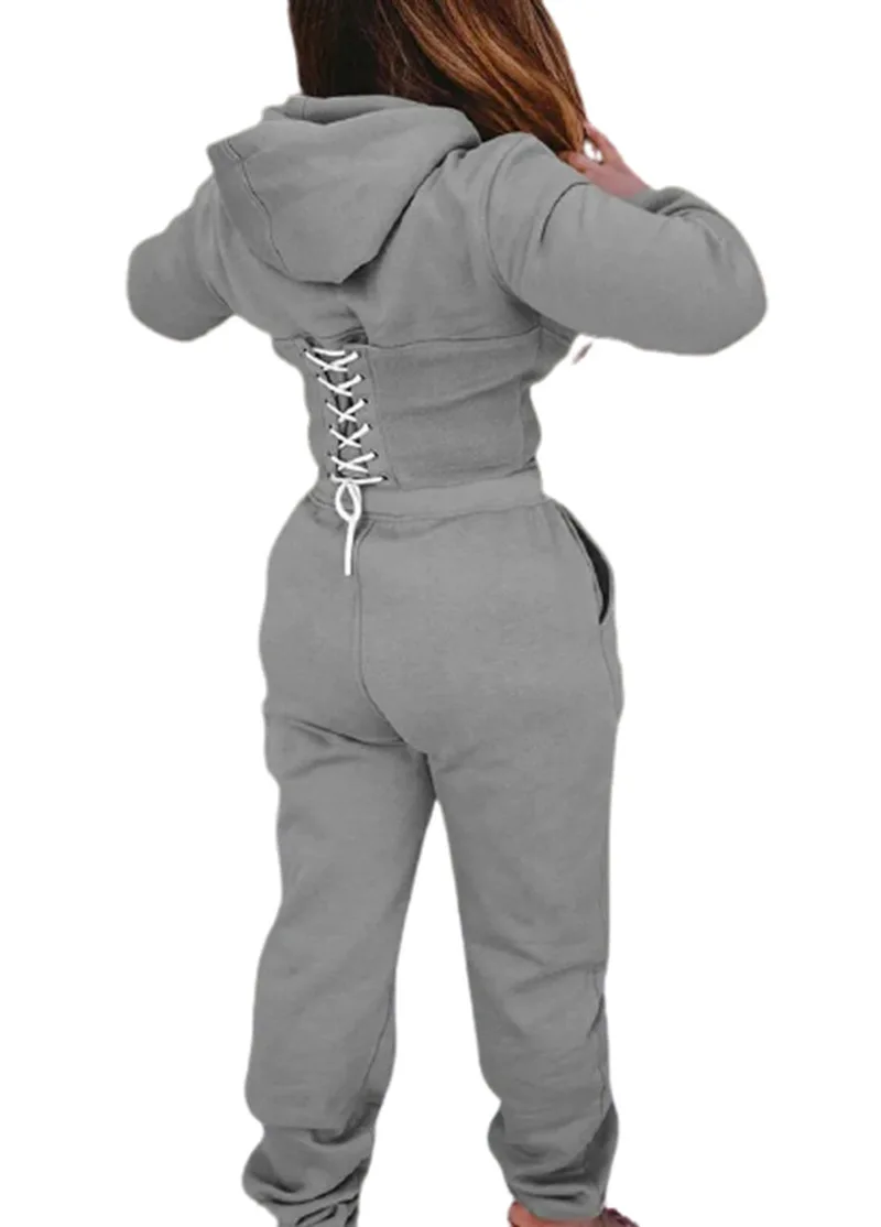 

Winter Women Two Piece Set Tracksuit Long Sleeve Hooded Tops Pants Sets Leisure Lounge Wear Suit 2Pcs Outfits Sweatsuits Outfits