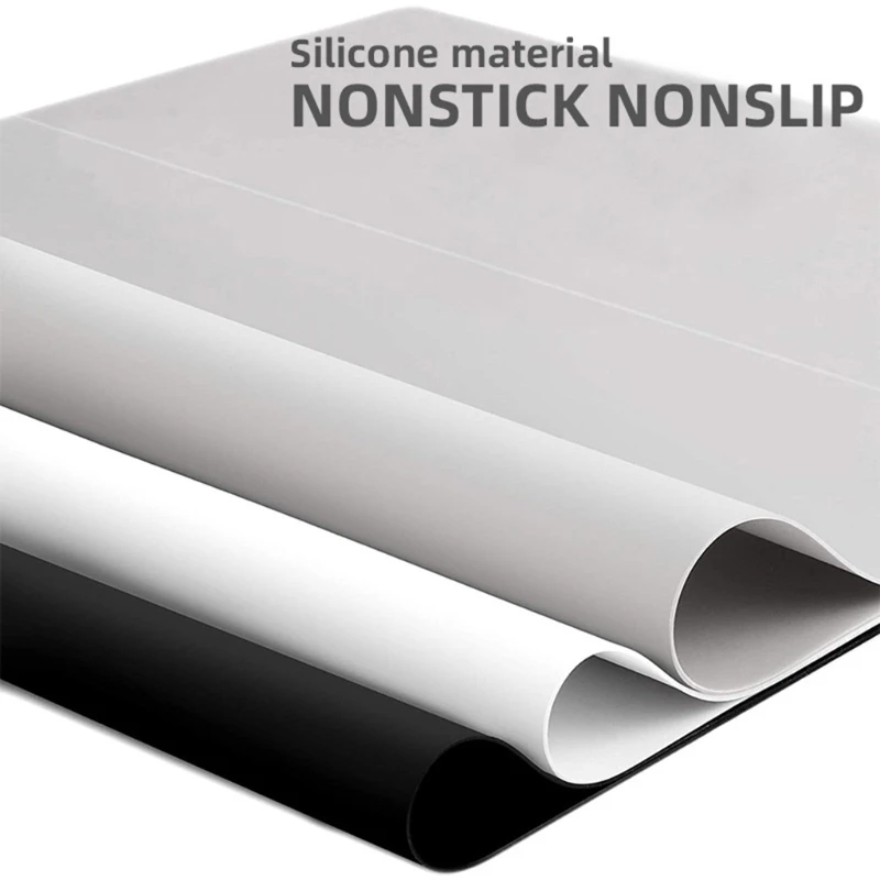 

15.7x11.7 inch 3 Pcs Waterproof Silicone Placemat Bakeware Pan Liner Pad Heat Insulation Table Mat Protector