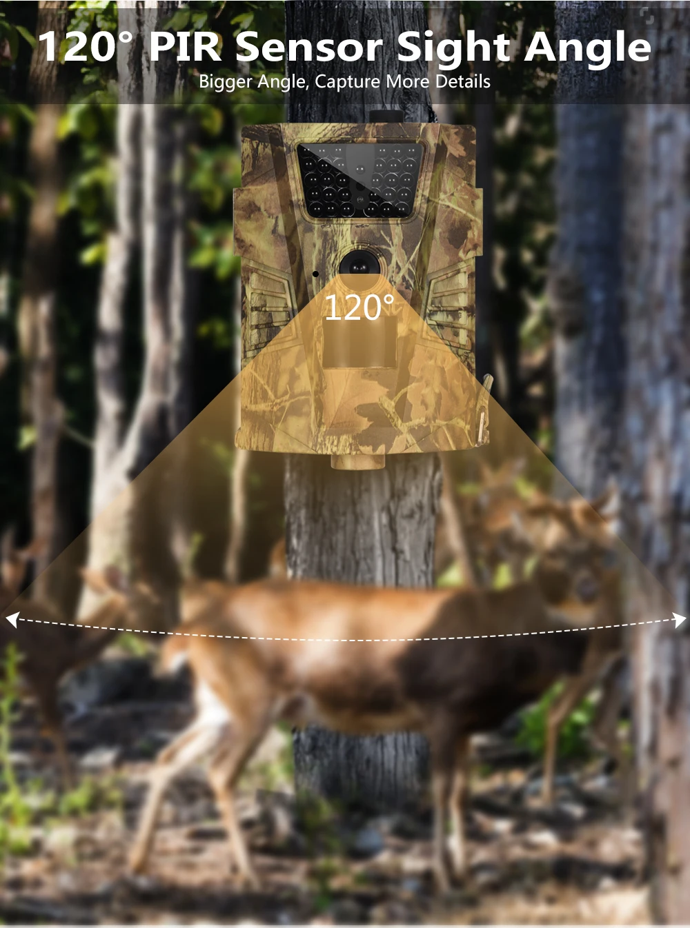 

Hunting Trail Camera HT001B 12MP 850NM Animal Tracking Cameras Photo Traps Wild Surveillance