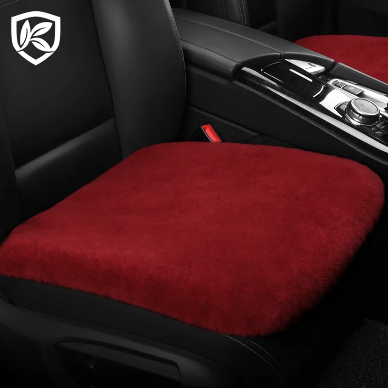 

New Styles 1 PCS Car Wool Cushion To Keep Warm In Winter Cushion Universal Artificial Plush Car Seat Cover Interior Accessories