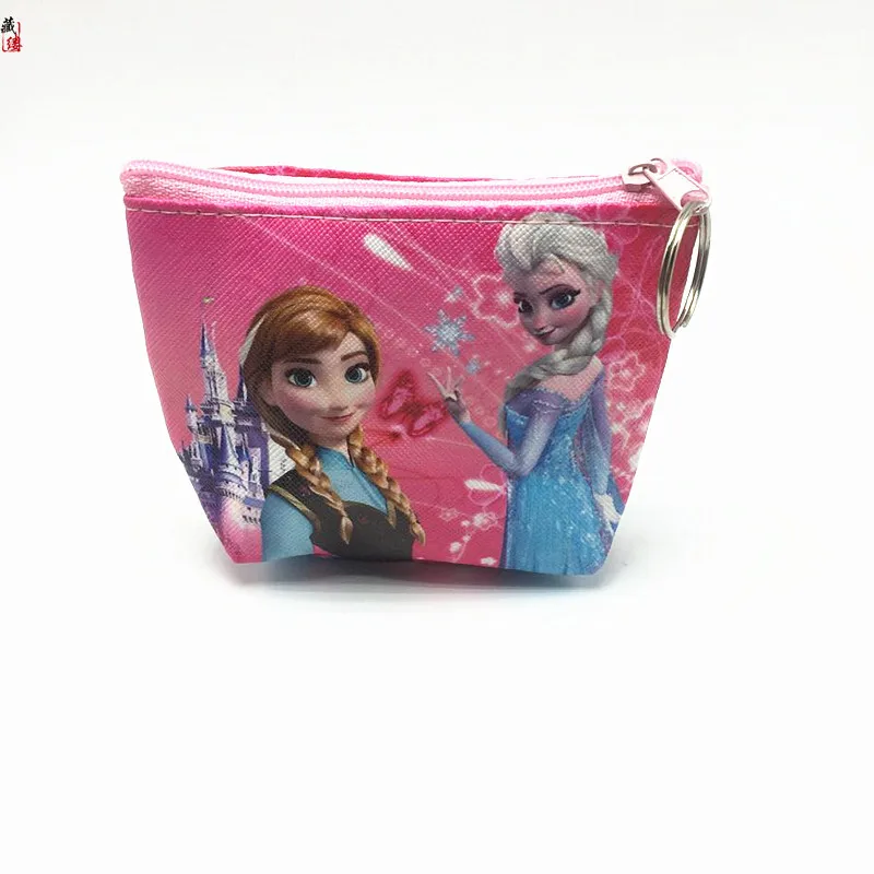 Disney Принцесса Дети Эльза мультфильм макияж сумка пакет хранения монет кошелек ребенок кошелек с подвеской Замороженные карты мешок подарок для девочки