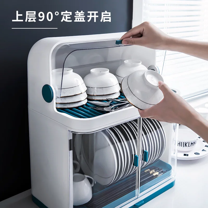 Пластиковая кухонная миска полка для посуды с крышкой палочки еды сливные