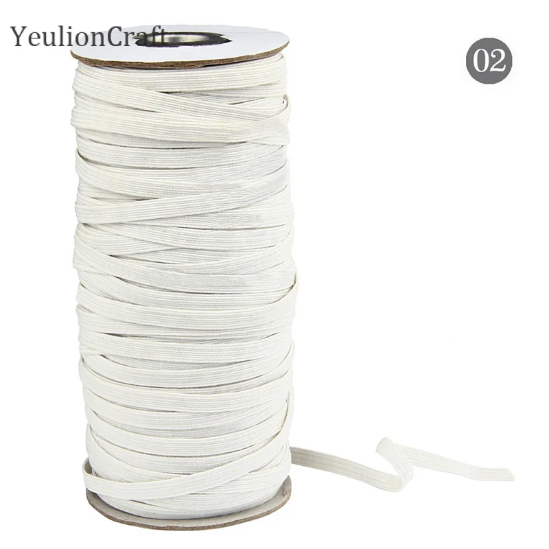 Цветные эластичные ленты Chzimade 100 ярдов/рулон 6 мм | Дом и сад