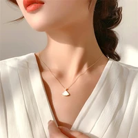 small skirt necklace fan shaped neck clavicle chain temperament pendant for women girls choker christmas gifts new fashion