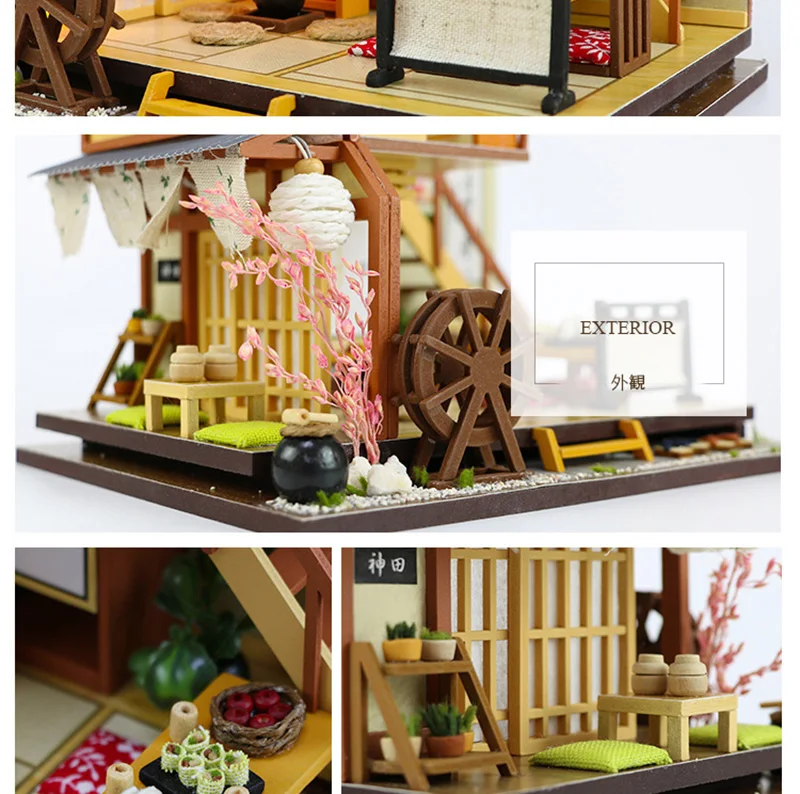 DIY Roombox миниатюрная кукольная мебель игрушка лес праздник деревянный ручной работы Miniaturas дом сборные наборы игрушки для детей