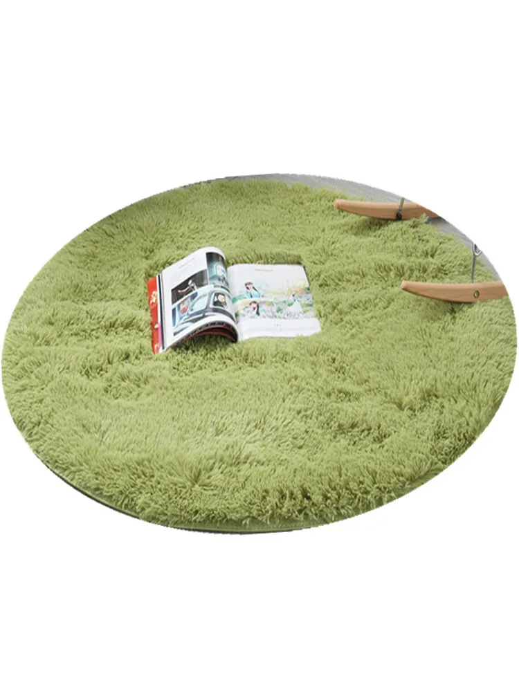 Пушистый круглый ковер ковры для гостиной Kilim искусственный мех детской комнаты