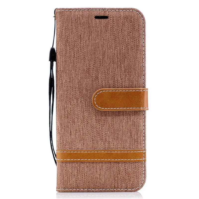 Brown Хит Цвет чехол для samsung Galaxy A10 A20 A20E A30 A40 A50 A70 M20 M30 S10E S10 S9 S8 плюс S7 бумажник с отделением для карт чехол-книжка кожаный Капа для DP07F - Цвет: Brown