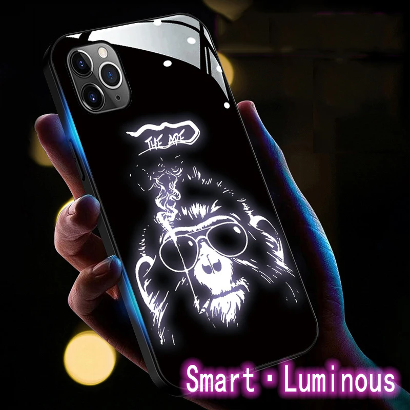 luminous mobile phone case for iphone 6 7 8 plus x xs anti drop case for iphone 11 12 por max 12mini case free global shipping