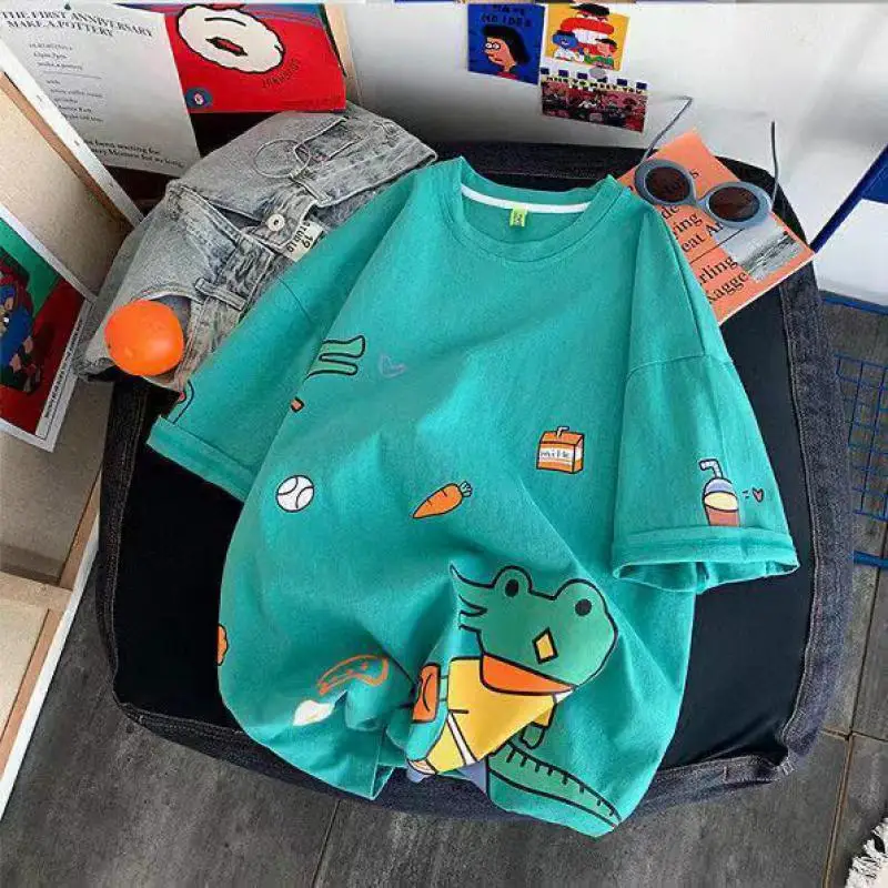 Футболка для мальчиков и девочек летняя футболка с коротким рукавом принтом