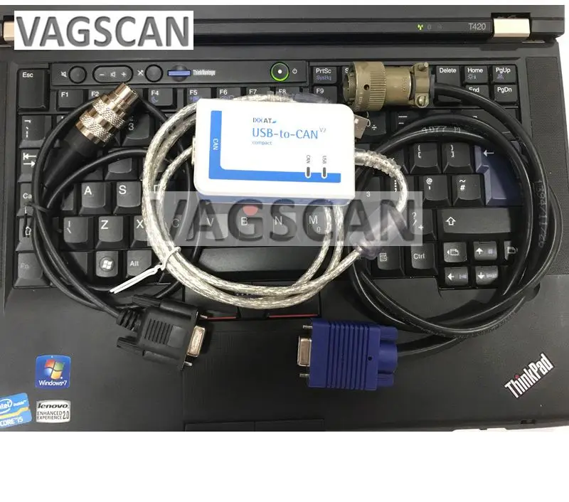 

Диагностический комплект для MTU (USB-CAN) MTU диагностический кабель MDEC ADEC + ноутбук T420