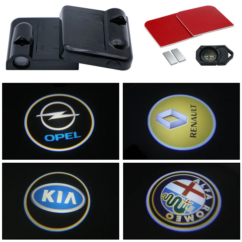 2 шт. светодиодный Двери Автомобиля светильник украшения аксессуары для Mercedes Benz A