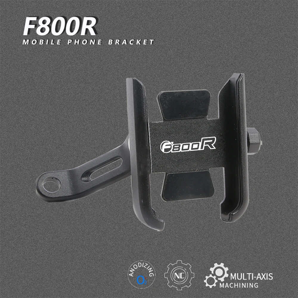 

F 800 R For BMW F800R 2009-2019 2018 2017 2016 Motorcycle CNC Aluminum Alloy Handle Bar Mobile Phone Bracket GPS Stand Holder