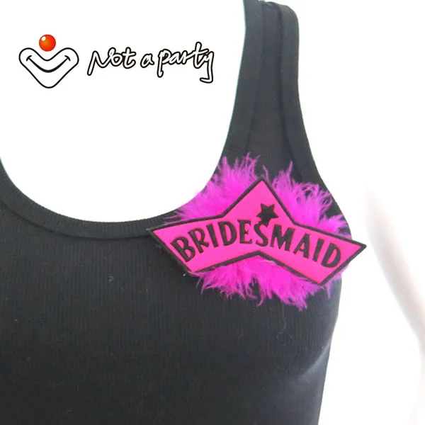 

30pcs Hen party bachelorette badge wedding events promp queen princess girls night out favors bride to be event party supplies