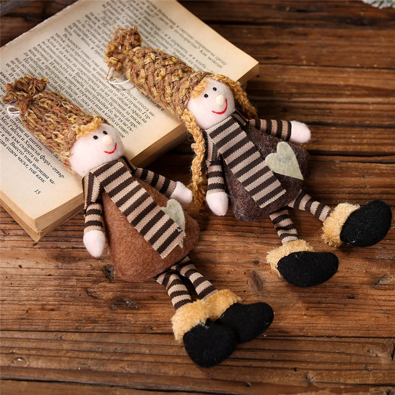 2019 Рождество Новый Год сделай сам елочные украшения для дома вязаная шапка