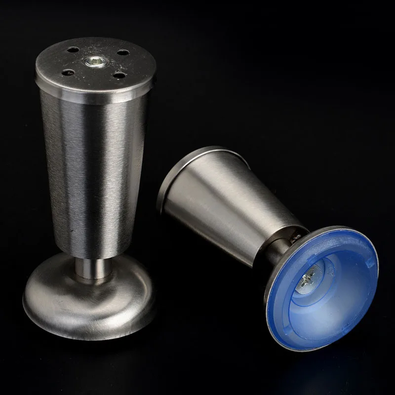 

4/8PCS Stainless Steel Furniture Foot Adjustable Furniture Leg Bathroom Cabinet Bed Foot Sofa Support Foot Hardware Accessories
