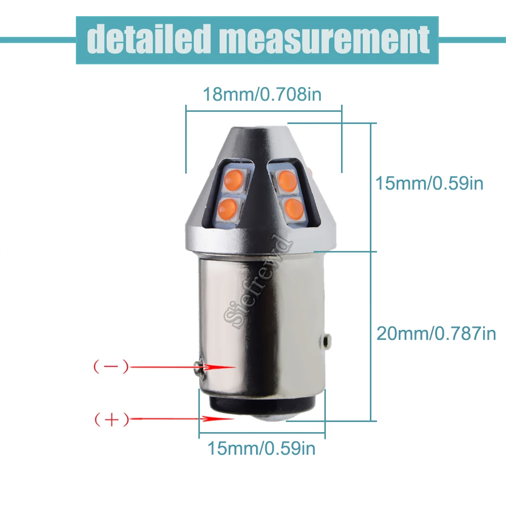 2 шт. светодиодные лампы для задних стоп-сигналов 12-60 в пост. Тока | Автомобили и