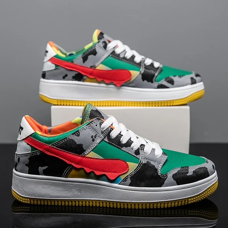 

Men Casual Shoes Light Board Shoes Men Fashion Sneakers Popular Student Flat Shoes Men Vulcanize Shoes Spring New Hot Sale Shoes