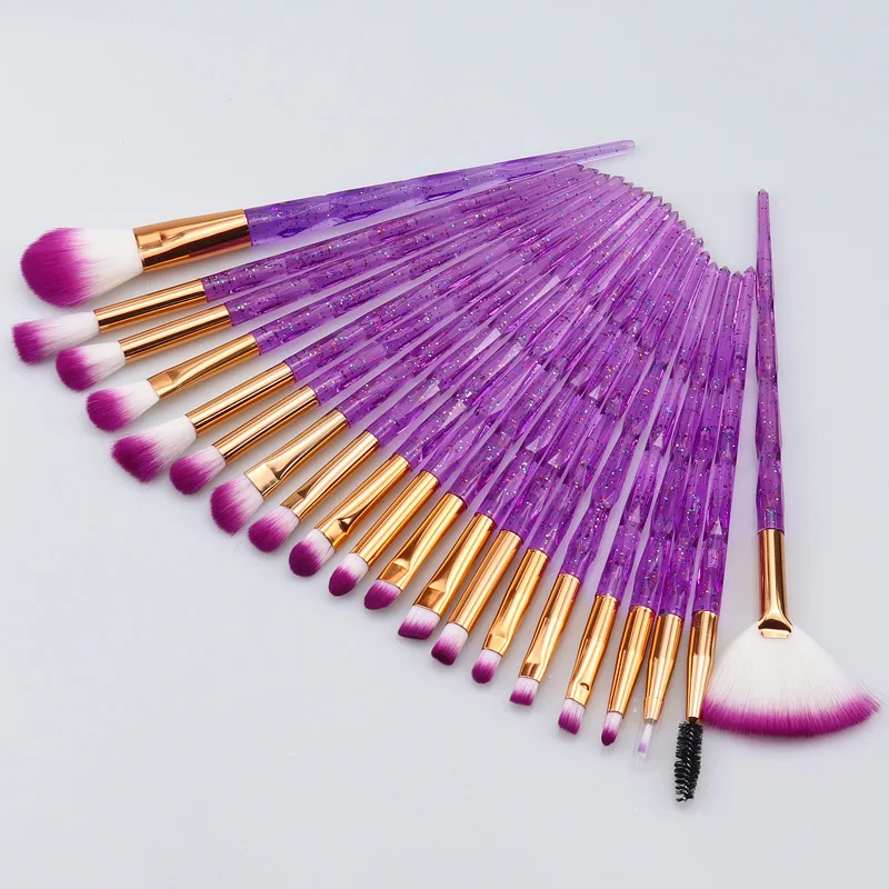 SinSo 10/20 шт. кисти для макияжа Набор алмазной на нашем сайте! пудры тени век Румяна