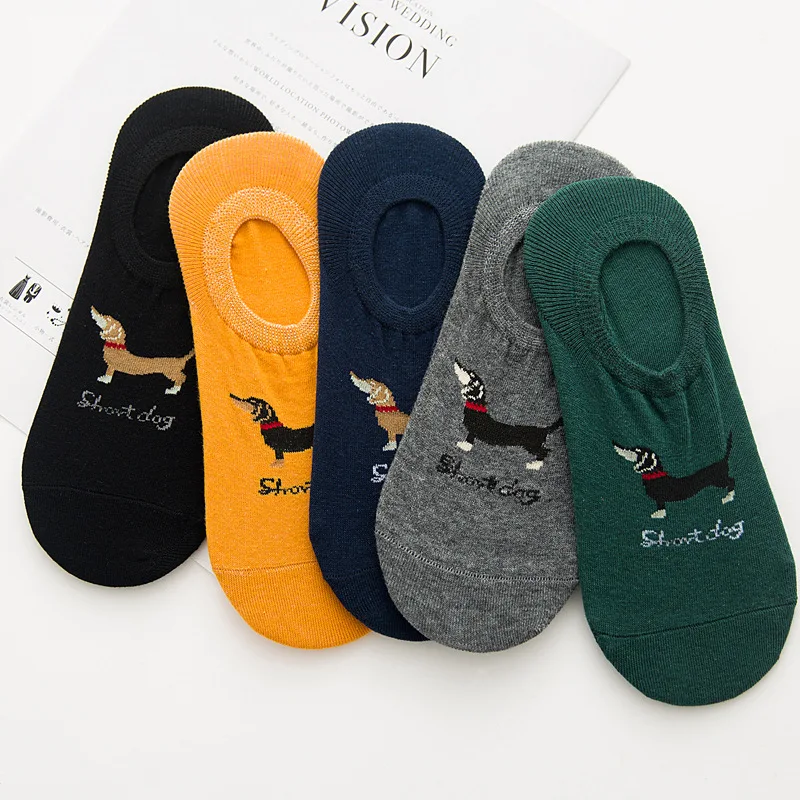 

Clearance Sale New Fashion Men Funny Anime Short Socks Cotton Comfortable Sport Socks Slippers Summer Invisible Socks Men Gifts