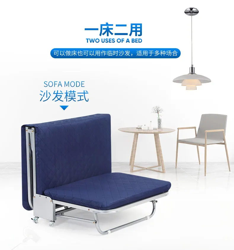 

Office Folding Bed Single Bed Home Lunch Break Bed Nap Double Bed Adult Simple Marching Hard Bed