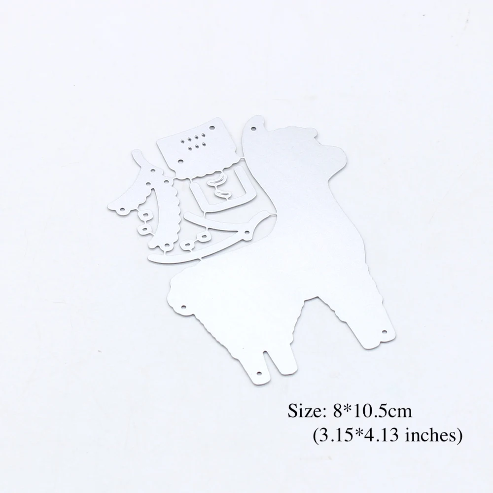 ZLDECOR милые металлические трафареты для резки ламы сделай сам Скрапбукинг