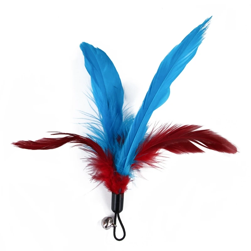 

14Pcs Replacement Cat Feather Toy Set Interactive Kitten Teaser Wand Having Fun Exercise Playing Ball Toys