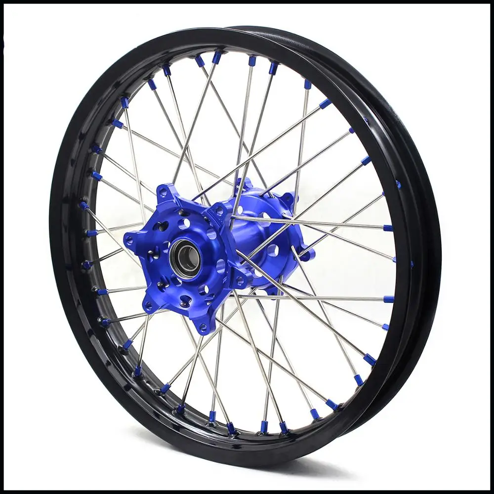 Комплект колес для мотоцикла YAMAHA WR250F 1 6 21/2 WR450F 2001 2018 Blue 2003*2018|enduro wheels|yamaha rimsrims yamaha |