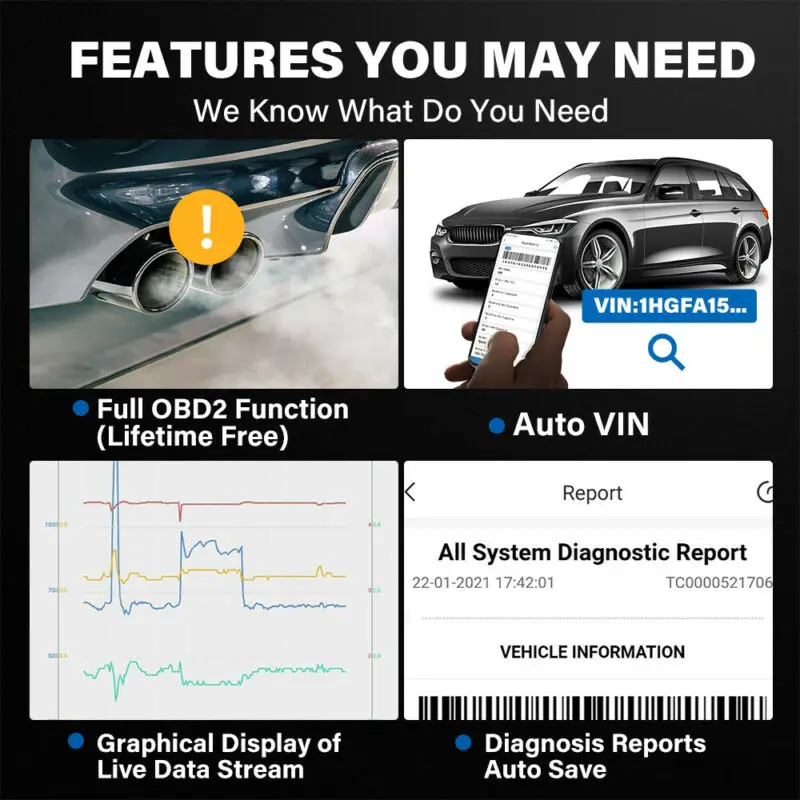 Автомобильный Bluetooth-сканер Topdon SmartDiag Mini OBD2 диагностический инструмент для