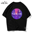 Футболка МужскаяЖенская в стиле японского аниме с принтом Love City Pop 80-х годов