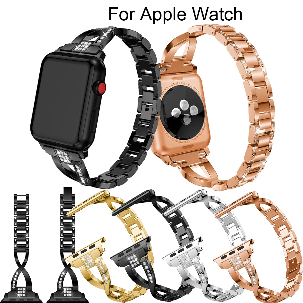 Фото Ремешок для Apple Watch 40 мм 44 мм 38 мм 42 мм, Модный повседневный стильный браслет для смарт-часов Apple watch series 4 3 2 1, браслет для наручных часов №1