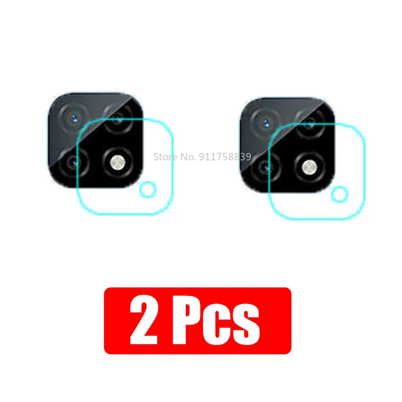 2 Pcs Camera Protection Glass For Oppo Realme C20 C21 C25 Protective Glass On Realme C3 Phone Back Camera Len Protectors Film