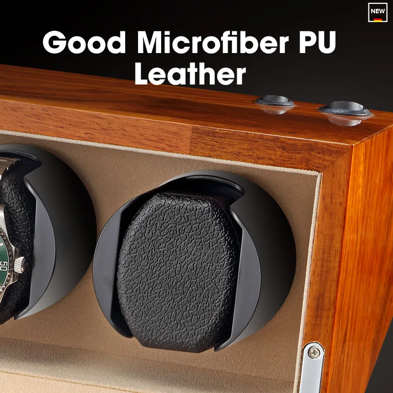 

wooden Automatic Watch Winder for Mechanical Watch Box Holder Display Jewelry Storage Watches Case