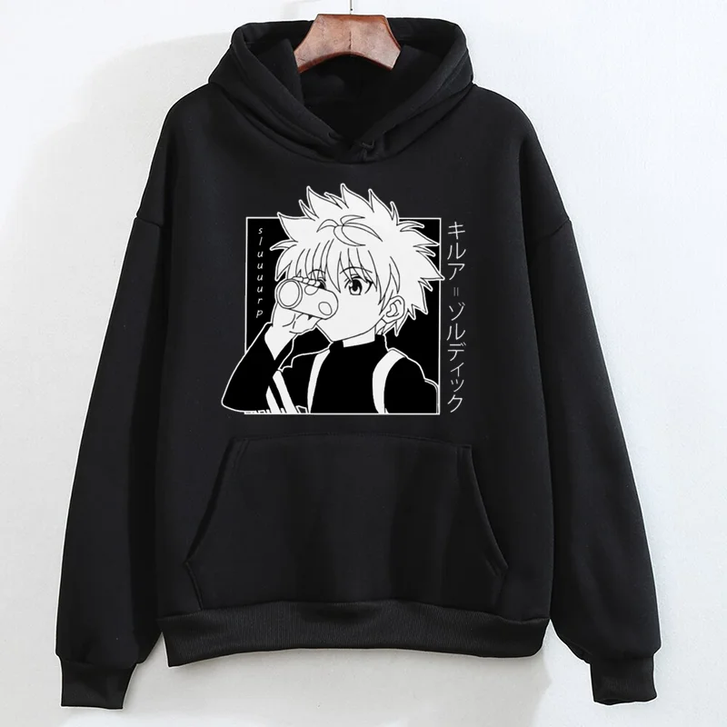

Hunter X Hunter балахон Женская обувь в стиле «хип-хоп» с рисунком для мальчиков, толстовка с капюшоном для костюмированной вечеринки по японскому...