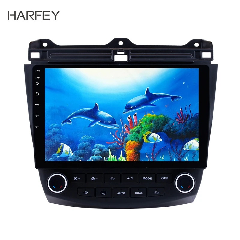 Автомобильный мультимедийный плеер Harfey 4 + 64 ГБ Android 10 0 1 дюйма GPS радио для Honda Accord 7