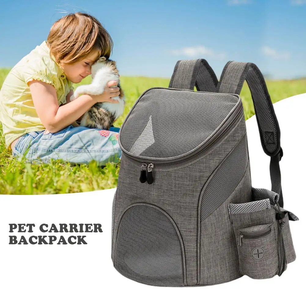 

Многофункциональная сумка для домашних животных, удобный складной рюкзак для перевозки кошек и собак