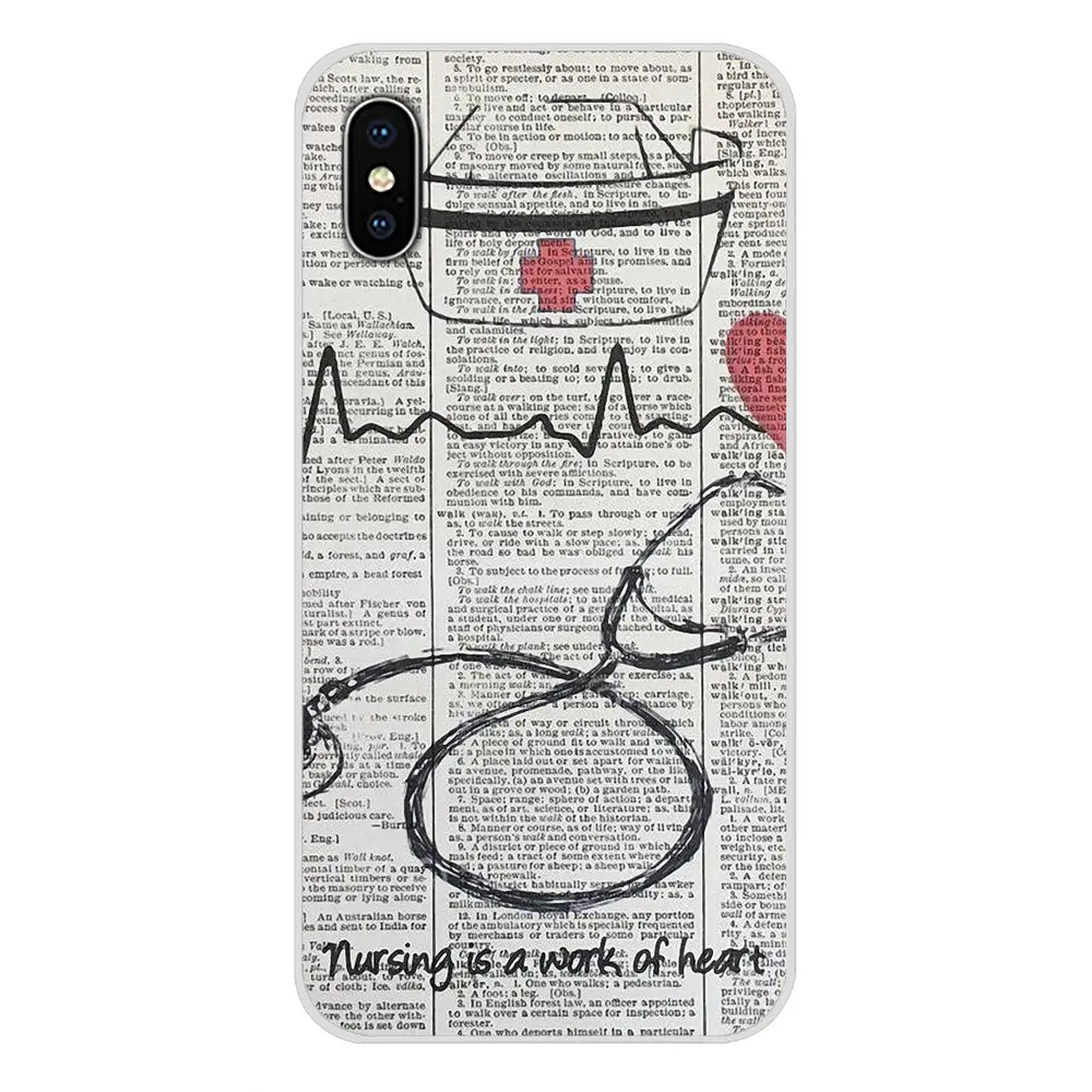 Белый Ангел медицинский персонал прекрасный дизайн для Samsung A10 A30 A40 A50 A60 A70 Galaxy S2 Note